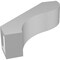 Ekena Millwork 3-in. W x 12-in. D x 12-in. H Geneva Architectural Grade PVC Knee Brace BRCP03X12X12GNV - alternate 2